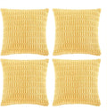 Fancy Homi 4 Packs Decorative Throw Pillow Covers by Fancy+Homi