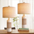OYEARS 23.75" Bedside Table Lamps Set of 2 - Image 5