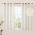 Natural Semi Sheer 48 Inch Linen Curtains by LAMIT