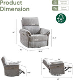 Oversized Power Recliner Chair Swivel Glider - Image 2