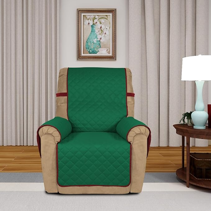 PureFit Reversible Recliner Chair Covers Couch Covers - Image 2