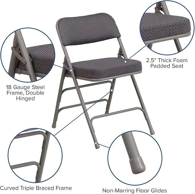Flash Furniture Hercules Series Metal Folding Chairs - Image 6