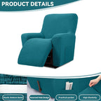 Cupuamon Recliner Chair Covers, Lazy Boy Recliner Covers Stretch Reclining - Image 4