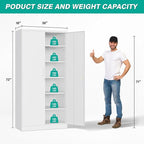 Wide & Deep Metal Storage Cabinet - Image 2