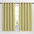 NICETOWN Room Darkening Curtains 66 inches Long, Grommet Window Treatment by NICETOWN