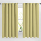 NICETOWN Room Darkening Curtains 66 inches Long, Grommet Window Treatment by NICETOWN