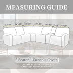 100% Waterproof Sectional Recliner Couch Covers - Image 3