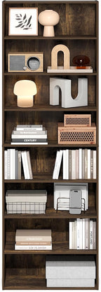 Furinno Basic Book Shelf, 8-Tier Bookcase - Image 4