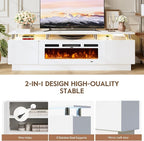 70" TV Stand for Living Room, Entertainment Center & Media Console - Image 9