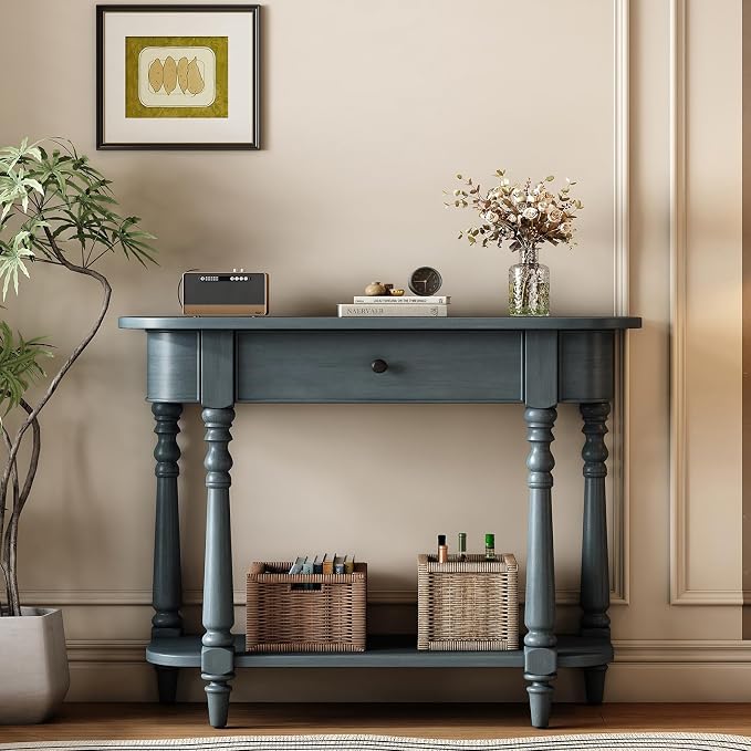 Retro Curved Console Table by HMFULE