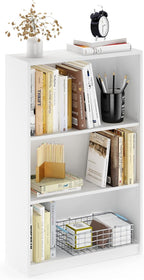 Furinno Jaya Book Shelf, 3-Tier Bookshelf, Standing Bookcase - Image 5