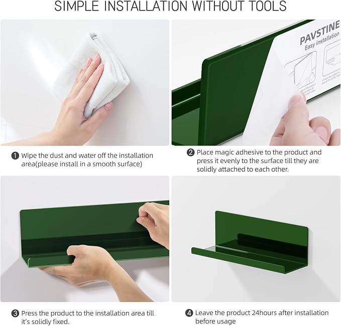 PAVSTINE Adhesive Floating Shelves - Image 7