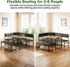 Concho Kitchen Breakfast Nook Table Set - Image 7