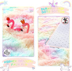 2x3 Rainbow Fluffy Soft Area Rug Non-Slip - Image 5