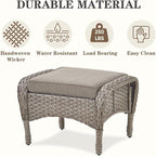 Belord 6 Pieces Wicker Patio Furniture Set - Image 8