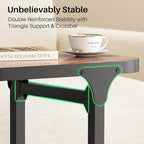 Kitstorack Ultra Stable & Durable End Table, Ajustable Height C Shaped Side - Image 4
