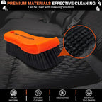 YeewayVeh 7PCS Car Interior Detailing Kit, Horse Hair Leather Brush - Image 2