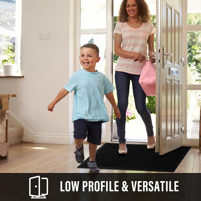 Sturdy Front Door Mat, Absorbent Muddy Dirt Resist Welcome Door Mats Outdoor - Image 6