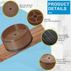 Bed Risers 1 inch, 2 inch, 3 inch, 4 inch Heavy Duty, Adjustable Furniture Riser - Image 5
