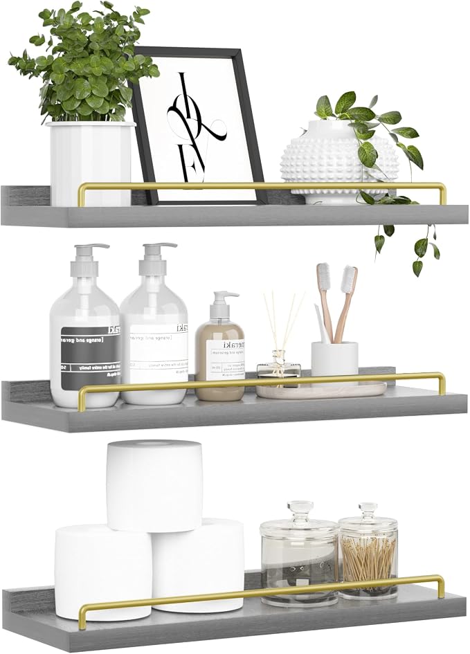 RYOFOBETTO Floating Shelves for Wall Decor, Living Room, Picture Frames by RYOFOBETTO