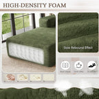 95" Cloud Sectional Couch with L-Shape Chaise, Modular Comfy Sofa Chaise Longue - Image 4