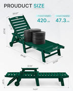 Patio Chaise Lounge Chair Outdoor - Image 2