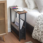 Slim Charging End Table with Storage - Image 7