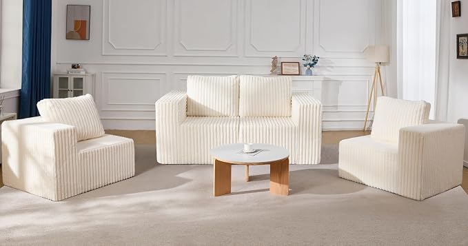 Modular Sectional Sofa 2 Seater Loveseat Modular Couch - Image 7