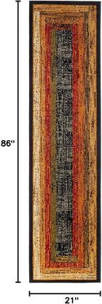 Home Dynamix Royalty Vega Contemporary Geometric Runner Area Rug - Image 3