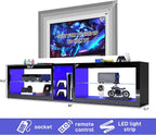 81in Long LED TV Stands W/Power Outlet - Image 7