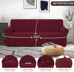 U-NICE HOME Stretch Couch Cover Slipcover - Image 3