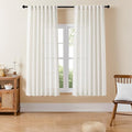 Joydeco Linen Curtains 72 Inch Length 2 Panels Set by JOYDECO