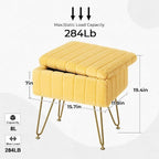 Greenstell Vanity Stool Chair Faux Fur - Image 3