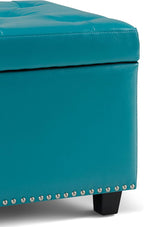 SIMPLIHOME Hamilton Storage Ottoman - Image 8