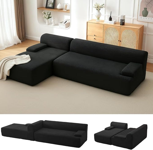 108" Sectional Couches for Living Room, Modular Sectional Sofa by Unknown