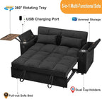 hansones ​66" Multi-Functional Pull-Out Sofa Bed - Image 3