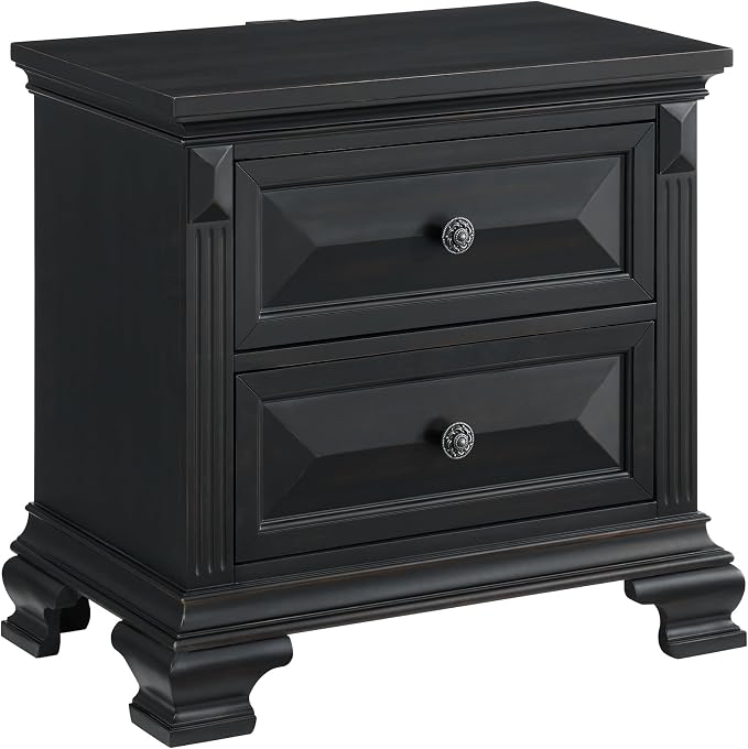 Picket House Furnishings Sumner King Panel 5PC Bedroom Set in Black - Image 7
