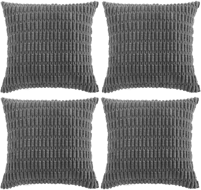 Fancy Homi 4 Packs Decorative Throw Pillow Covers by Fancy+Homi