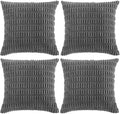 Fancy Homi 4 Packs Decorative Throw Pillow Covers by Fancy+Homi