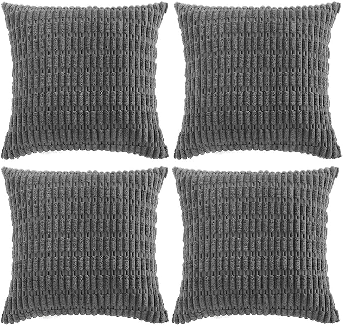 Fancy Homi 4 Packs Decorative Throw Pillow Covers by Fancy+Homi