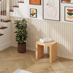 Small Bamboo Dining Bench, 17inch Farmhouse Decor Indoor Kitchen Table Bench - Image 7