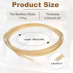 MECCANIXITY 7 Rolls Bamboo Strips - Image 2