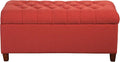 Homepop Home Decor | Tufted Ainsley Button Storage Ottoman Bench by HomePop