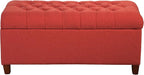 Homepop Home Decor | Tufted Ainsley Button Storage Ottoman Bench by HomePop