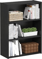 Furinno PASIR Book Shelf, 3-Tier Bookshelf, Storage Shelves Bookcase, 9.7 x by Furinno-FitsYourSpaceFitsYourBudget