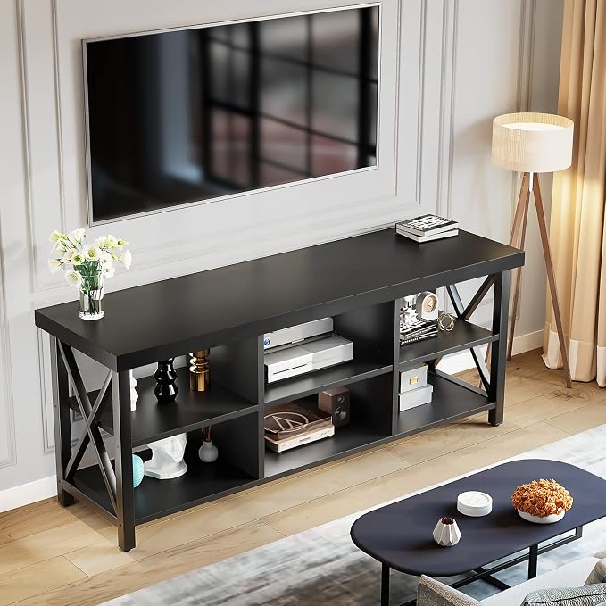 GreenForest TV Stand for TV up to 65 inches, Entertainment Center - Image 7