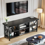 GreenForest TV Stand for TV up to 65 inches, Entertainment Center - Image 7