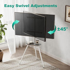 White Metal Tripod Easel TV Stand - Image 3