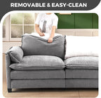 ELUCHANG Oversized 153" Modular Sectional Sofa, Comfy Cloud Couch, U Shaped - Image 4