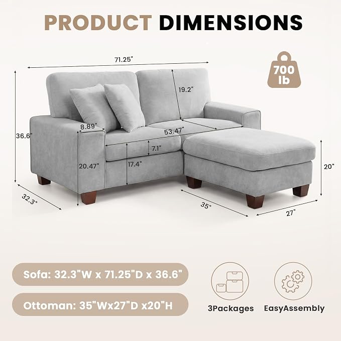 DOPEDIO L-Shaped Sectional Sofa - Image 2